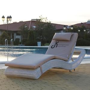 Шезлонг Рим из искусственного ротанга от Malacca