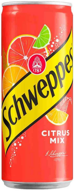 Schweppes Citrus Mix (Швепс Цитрус Микс) 0.33 ж Schweppes