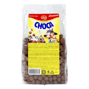 Сухие завтраки &#34;Oho&#34;- Choco
Продукция произведена в Литве
Дистрибьюция компании RB Brands. (
От производителя. Оптом.
Цена:
&#34;Oho&#34;-Сухой завтрак &#34;Choco&#34; 400г	= 145,87руб., 20 шт в коробке
&#34;Oho&#34;-Сухой завтрак &#34;Choco&#34;, 150г = 70,63 руб. 40 шт в коробке
Срок годности 12месяцев.
Цена без НДС, без учета доставки.
Гарантия производителя: есть
Чтобы купить оптом, свяжитесь с поставщиком. 
Компания поставщик — RB Brands из города Алматы. 
Доставка возможна транспортной компанией, самовывоз. 
Способы оплаты: наличными, безналичная оплата.