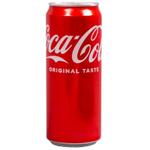 Напиток Coca-Cola газированный в железной банке, 0.33 л 15117