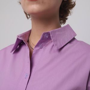 Платье-Рубашка - базовое платье, которое должно быть у каждой девушки в гардеробе.

Размеры : 42-48 
Ткань : хлопок 100% 
8 расцветки :
черный 
желтый
лиловый 
темно-зелёный 
малина
бежевый 
салатовый