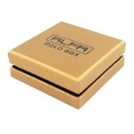 Коробка для Колье мини ювелирные футляры с логотипом вашего бренда Alfa Gold Box KCK14 KCK14
