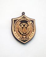 Эмблема железнодорожных войск на присоске