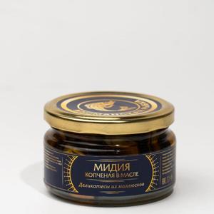мидия копченая в масле 0,25 л