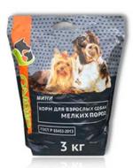 Корм Bisko для взрослых собак мелких пород с говядиной МИНИ 3 кг