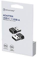 Адаптер Breaking USB-A — USB-C, OTG (Черный) 24500