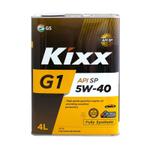 Масло моторное Kixx G1 5W-40 SP 4л L215444TE1