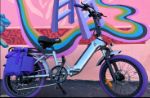 Custom Purple Rain 750 w Electric Folding eBike 20x3 Fat tire electric bike CUSTOM|COASTALCC|PURPLERAIN|0865