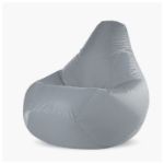 Кресло-мешок Classik Happy-puff Оксфорд L Компакт серый