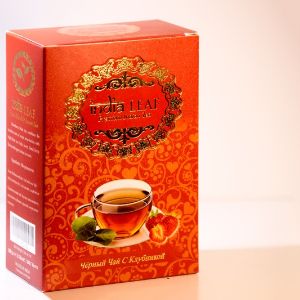 Цельный среднелистовой чай Ассам с шиповником,кусочками клубники ,красной смородины и малины.