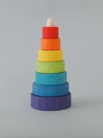 Деревянная игрушка пирамидка Беззаботная Snavvy (7 колец)