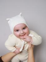 ШАПКА ДЛЯ МАЛЫША ЧЕПЧИК KIPSIBABY КОТО-ЧЕПЧИК 0706