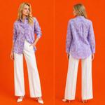 Роскошная хлопковая рубашка "Lavielle Botanique Élégance"