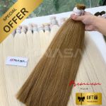 Bulk Hair Extension Straight Nasa Hair Dark Honey Color 0083