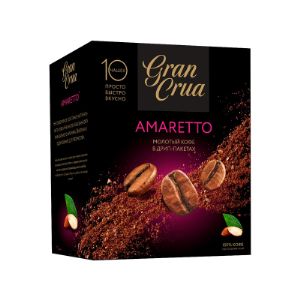 Coffee &#34;Gran Crua&#34; Амаретто                                           
1 упаковка - 10 пакетиков