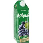 Сок Нектар Добрый Виноград 1л х 12 шт 4607042434945