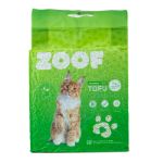 Тофу комкующийся наполнитель для кошек (зеленый чай) ZOOF