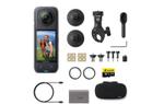 Insta360 X4 Motorcycle Bundle- 8K Waterproof 360 Action Camera, 4K Wide-Angle Video, 135 Min Battery Life, AI Editing, Stabilization, for Sports, Travel 251443