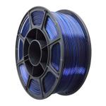 Филамент для печати Пластикофф темно-синий прозрачный PETG 11515-43