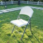 Стул складной SAMMAN Vän N для сада, дома, офиса 59×49×86 см, белый флок