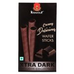 Вафельные трубочки Kravour Foods со вкусом экстра шоколада