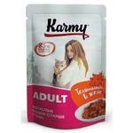 KARMY Adult Телятина в желе 0,08 кг. Консервированный корм для кошек старше 1 года
