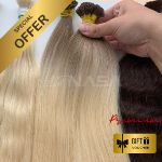 V-Tip Hair Extension Straight Nasa Hair Ombre Color 0040