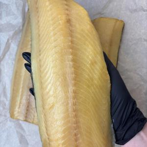 Угольная рыба (черная треска) филе холодного копчения. Собственное производство