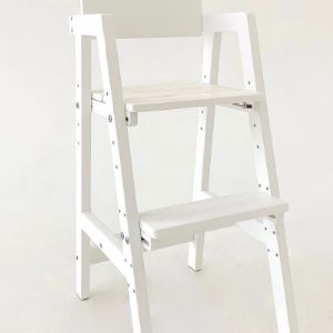 Растущий стул Тоян покрытый белой эмалью
