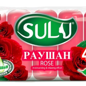 Мыло туалетное "Роза" 5*70 грамм