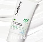 Солнцезащитный Крем Oiless Mild Water Airy Fit SPF 50+ Troubless 8809573487216