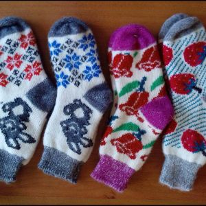 Носки шерстяные женские. Носки шерстяные женские из ангорской шерсти