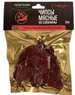 Чипсы из свинины с перцем, в/у, 100гр, шт Снэк Лайн