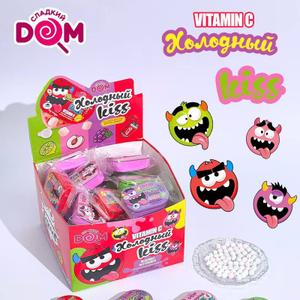 Мятные конфеты в железной упаковке «Холодный Кiss»