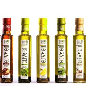 Натуральное греческое оливковое масло Extra Virgin с различными добавками производства Almpantakis S.A. — CRETAN MILL (остров Крит)