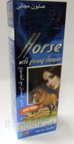 Шампунь Beauty Skin — Horse With Ginseng 300 мл (, мыло в подарок)