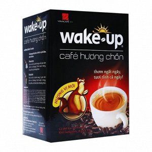 Растворимый кофе  фирмы «Vinacafe». «Wake-up» со вкусом ЛЮВАКА 3в1
Состав: кофе, сахар, сливки.
В 1 упаковке 18 пакетиков по 17 грамм.
