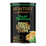Чипсы картофельные Hunter's Gourmet Pesto Parmesan (Песто и Пармезан) 150гр банка 733603098050