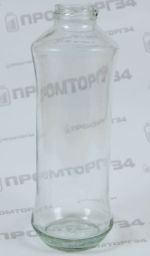 Стеклянная винтовая бутылка 250 мл (арт. К280-В43А-250)