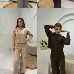 Трикотажные двойки со штанами
Плотный трикотаж отличного качества, аккуратный пошив и комфортная посадка.
Практичная и востребованная модель для повседневного ношения.
В наличии базовые цвета: чёрный, серый, шоколад, карамельный