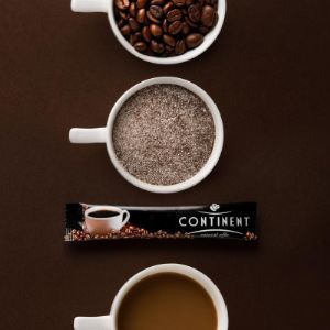 Растворимый кофе «Continent» вот уже 6 лет производится в Казахстане и радует своих фанатов прекрасным насыщенным вкусом и ароматом. Continent представляет собой колумбийский шедевр в мире растворимого кофе. Каждая гранула напитка содержит 100% молотую арабику. Технология производства кофе Continent делает вкус насыщенным, как в кофейне, но при этом он заваривается мгновенно. Достигнув совершенства в кофейном искусстве, Continent устанавливает новый стандарт качества, раскрывая все части и составляющие вкуса натуральных Колумбийских кофейных зерен. Благодаря удобным стикам, кофе на континенте можно наслаждаться где угодно: в офисе в рабочее время, на пикнике, дома утром или вечером, а также забрать с собой в термокружке для прогулки или поездки. Continent может служить отличным подарком по любому поводу для настоящих ценителей кофе.