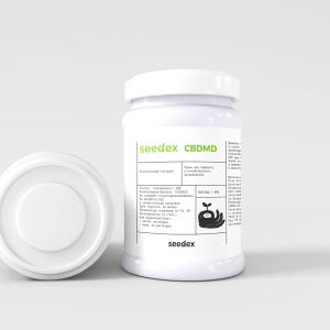 SeedExCBDMD-5%» - сухой водорастворимый каннабидиол (CBD) -  5%. 

Может быть легко растворена в любых водных средах. При применении «SeedExCBDMD-5%» скорость проникновения активных веществ в несколько раз выше, чем при использовании масличных форм каннабидиола. С помощью мелкого разбиения масла МСТ и CBD решаются сразу две задачи:

- Обеспечивается стабильность эмульсий как единого комплекса + более длительный срок хранения;
- Обеспечивается более высокая эффективность применения масличной основы и CBD как ингредиента. Мелкие частицы лучше усваиваются в кровоток, имеют наибольший % активного действия.
Многочисленные свойства эмульсий делают эти системы превосходными для использования в пищевой, косметической промышленности и при производстве сухих напитков. Среди таких свойств выделяются их способность защищать, медленно высвобождать и усиливать активность инкапсулированного материала CBD и масел в своем составе.