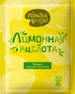 Кулинарная добавка Палитра Вкусов Лимонная кислота