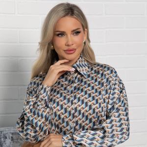 Блузка бежевая с интересным принтом от бренда LT Collection — универсальный и элегантный элемент гардероба. Свободный крой обеспечивает комфорт и свободу движений, а рукав, спущенный на манжете, добавляет образу нежности и легкости. Эта блузка станет стильным акцентом в любом образе, сочетаясь с различными брюками, юбками или джинсами для создания изысканных образов.