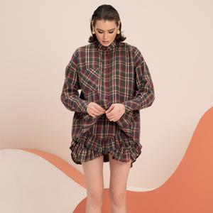 рубашка и юбка из ткани байка