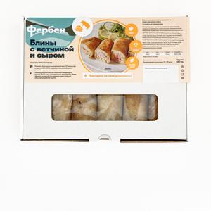 Блины с ветчиной и сыром