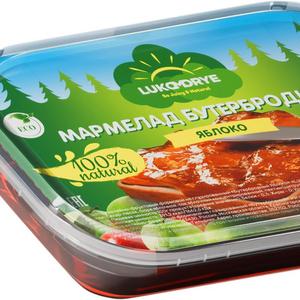 Бутербродный мармелад* – это новый взгляд на любимые сладости! Наш продукт создан для тех, кто любит экспериментировать с вкусами и превращать обычную выпечку в настоящий кулинарный шедевр.  
*Особенности продукта:*  
- *Идеальная текстура:* Мармелад имеет нежную, легко намазываемую консистенцию, которая идеально сочетается с вашей любимой выпечкой, делая её ещё вкуснее и интереснее.  
- *Натуральный состав:* Мы используем только натуральные ингредиенты, без искусственных добавок. Основу мармелада составляет концентрированный фруктовый и ягодный сок, который сохраняет свежесть и насыщенный вкус.  
- *Яркие цвета от природы:* Растительные и фруктовые красители придают нашему мармеладу яркие, аппетитные оттенки, делая его не только вкусным, но и визуально привлекательным.  
- *Удобная упаковка:* Мармелад упакован в практичную баночку с крышкой, которая сохраняет свежесть продукта и делает его использование удобным.  
- *Любимые вкусы:* Мы создали мармелад с классическими и оригинальными вкусами, которые понравятся и детям, и взрослым.