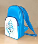 Рюкзак кросс-боди синий (одна лямка) с вышивкой "Скейт" SKEYT BLUE