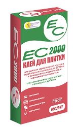 Клей плиточный ЕС 2000, 25 кг
