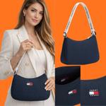 Tommy Hilfiger Navy Luxe — Элегантная Сумка на Плечо Премиум Класса